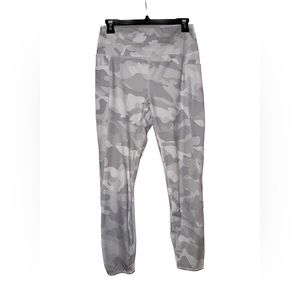 White and Grey camo leggings